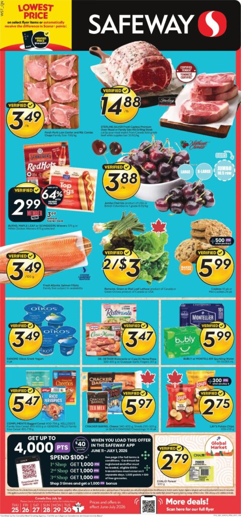 Safeway Weekly Flyer: Specials This Week from 25 June 2026!
