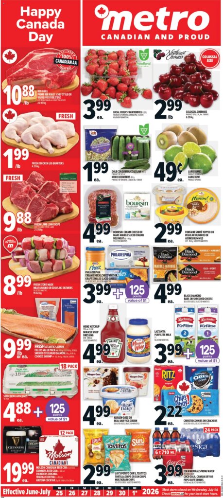 Metro weekly flyer – Alma: Special This Week from 25 June 2026!