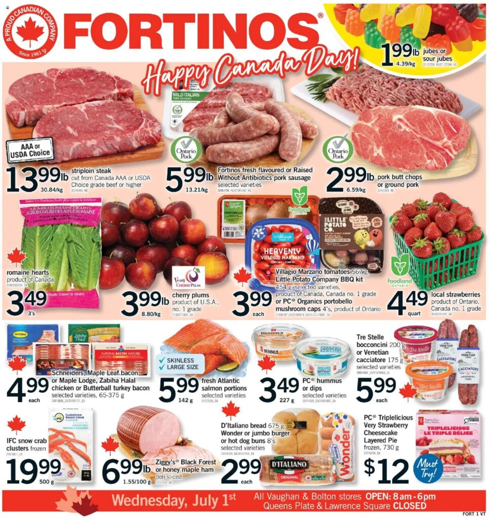 Fortinos Weekly Flyer: Specials This Week from 25 June 2026