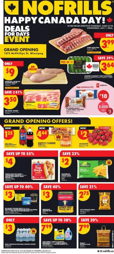No Frills weekly flyer – AB: Specials This Week from 25 June 2026