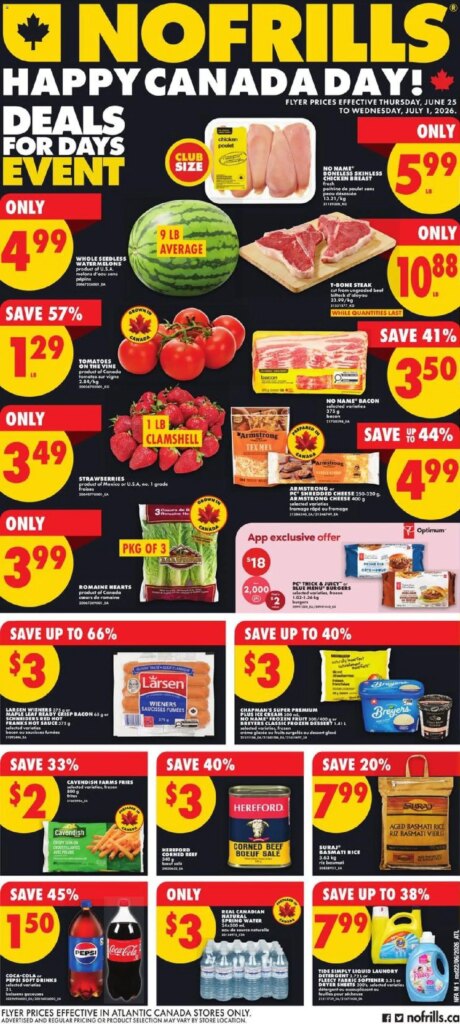 No Frills weekly flyer – NS: Specials This Week from 25 June 2026!