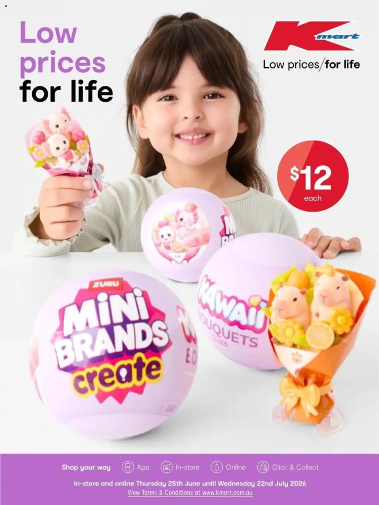 Kmart – School Holidays Catalogue This Week: June 24 Deals & Savings!