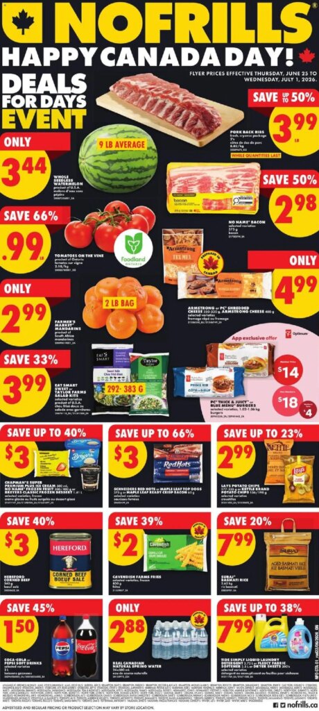 No Frills weekly flyer – ON: Special This Week from 25 June 2026!