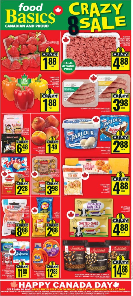 Food Basics weekly flyer – Ajax: Specials Starting 25 June 2026!
