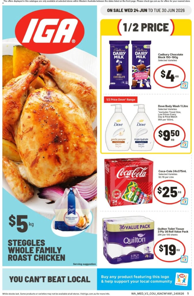 IGA Catalogue NT/WA: Amazing Deals This Week! Starting June 24 2026