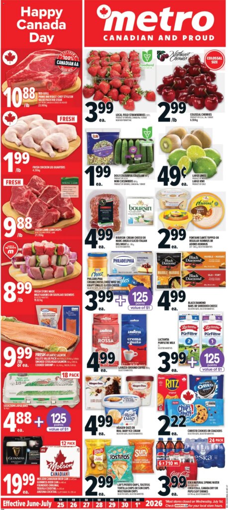 Metro weekly flyer – Montréal: Special This Week from 25 June 2026!