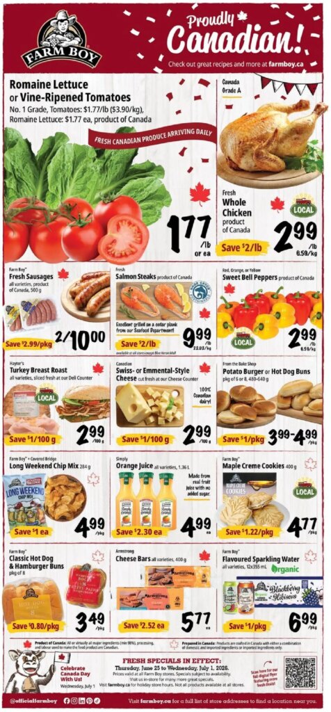 Farm Boy weekly flyer / circulaire: Specials & Deals 25 June 2026