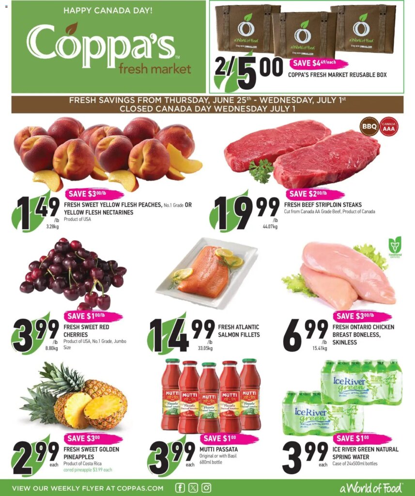 Coppas Fresh Market Weekly Specials: Starting 25 June 2026