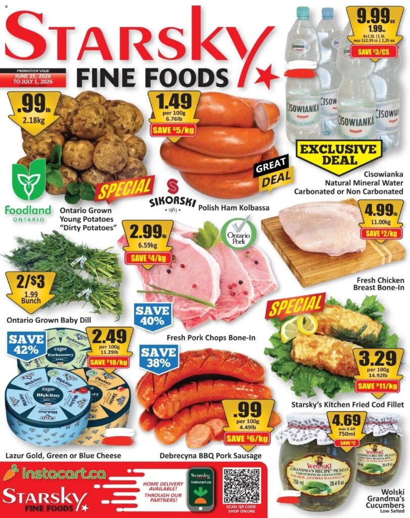 Starsky weekly flyer / circulaire: Hot Deals Starting 25 June 2026