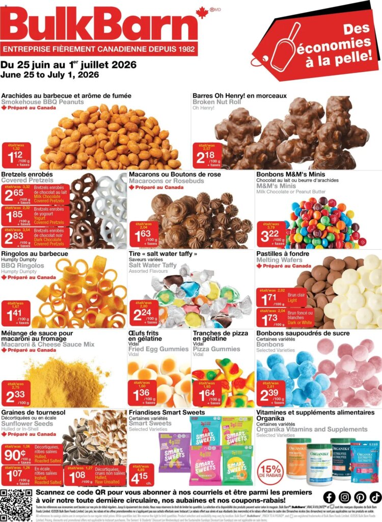 Bulk Barn weekly flyer / circulaire: Specials & Deals from 25 June 2026