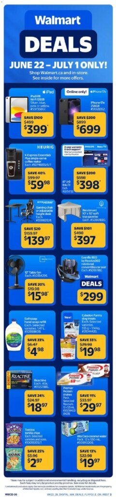 Walmart Deals: Weekly Specials & Savings Starting 22 June 2026