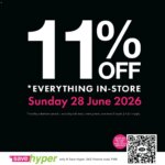 Save 11% off everything: Exclusive Deals Start 28 June 2026