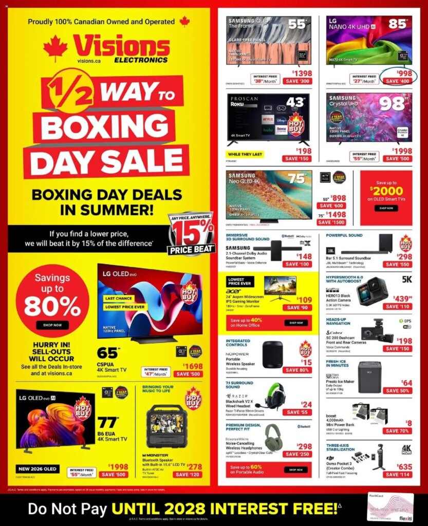 Visions weekly flyer / circulaire: Specials & Deals from 26 June 2026